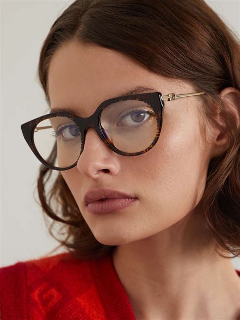 Cat Eye Eyeglasses Acetate Tortoise .